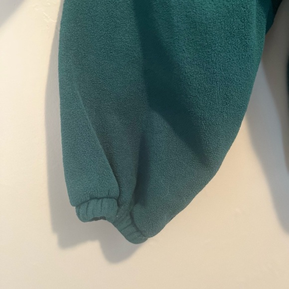 Vintage Green Bay Packers Green Fleece Quarter Zip Pullover w/Embroidered Logo M - Picture 15 of 16